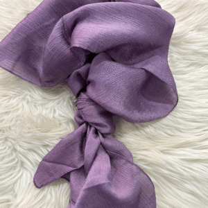 Crinkle Silk Hijab - Violet