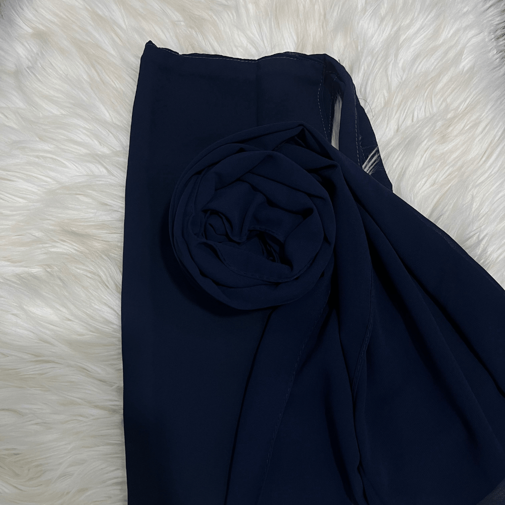 Hijab Naqab Set - Navy Blue