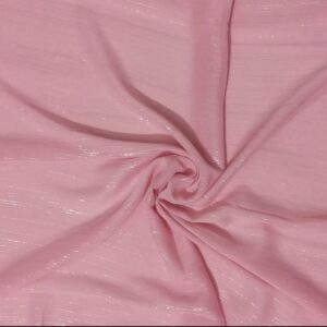 Shimmer Georgette Hijab - Sandy Pink