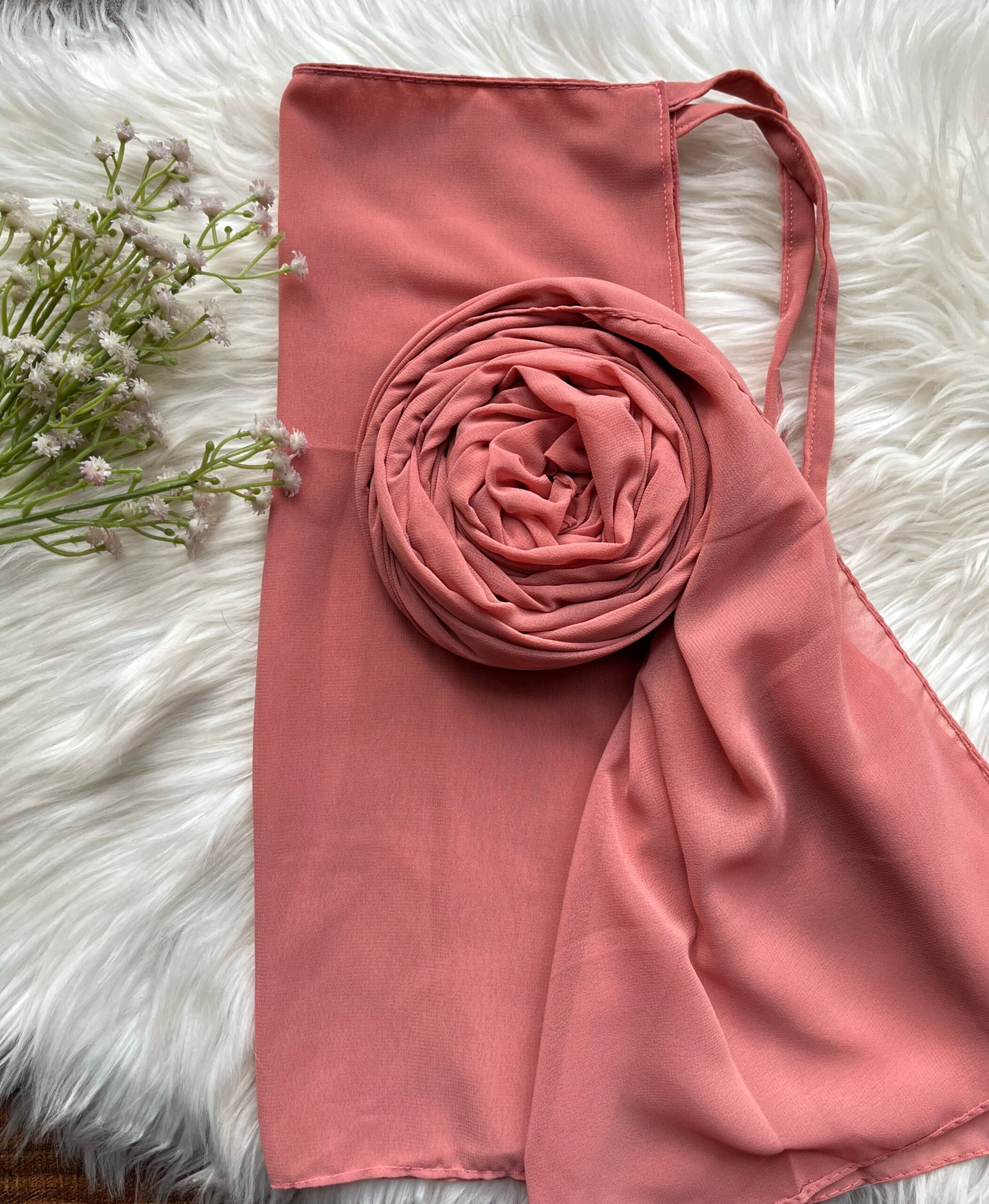 Hijab Naqab Set - Baby Pink