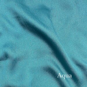 Metallic Silk - Aqua