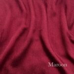 Metallic Silk - Maroon