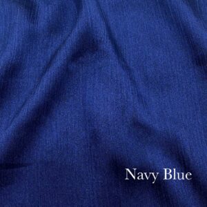 Metallic Silk - Navy Blue